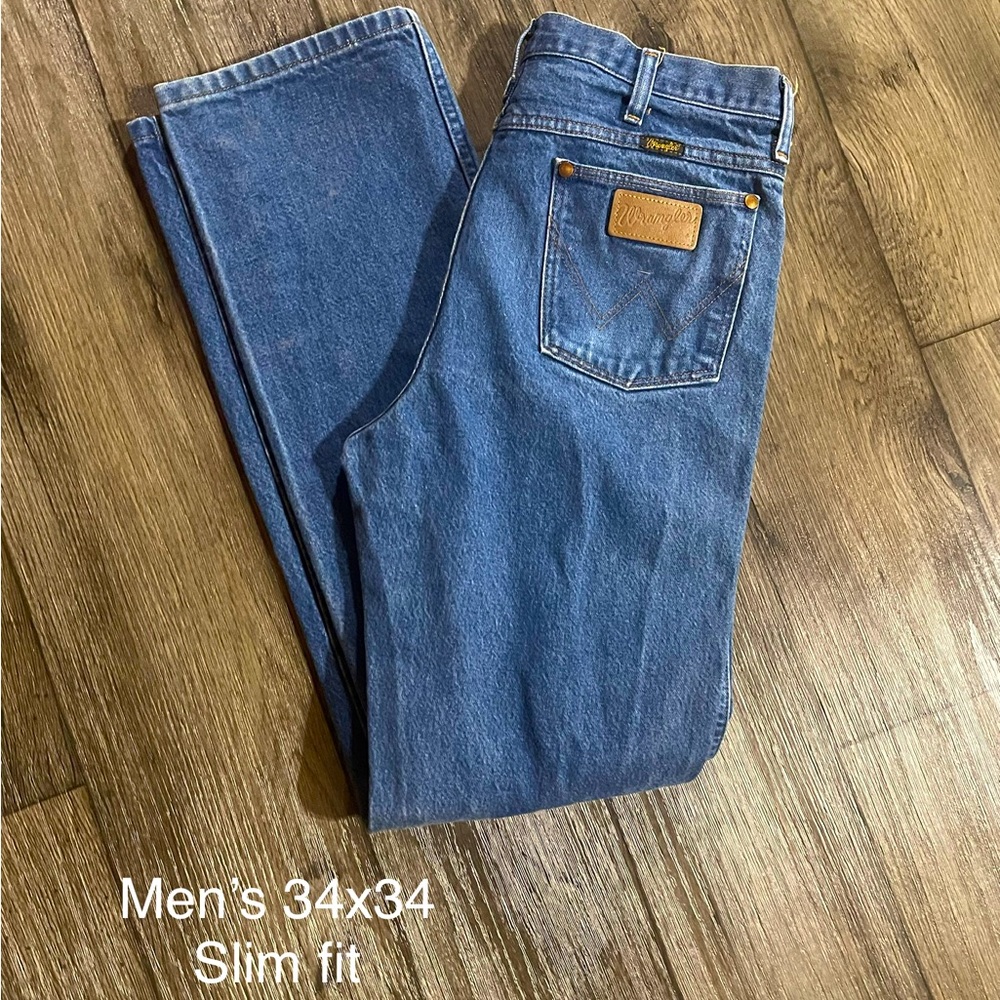 Vintage Wrangler Cowboy Cut Slim Fit 34x34